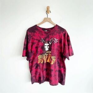 Gov't Mule Kinder Revolution 2008 Tour Red Tie Dye Men's T Shirt XL Anvil